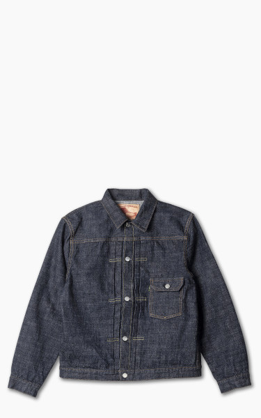 FOB Factory F2400 G-3 1st Selvedge Denim Jacket Rinsed Indigo