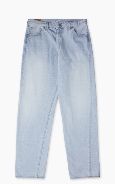 Kaptain Sunshine 5P Zipper Front Denim Pants Indigo Ice Wash