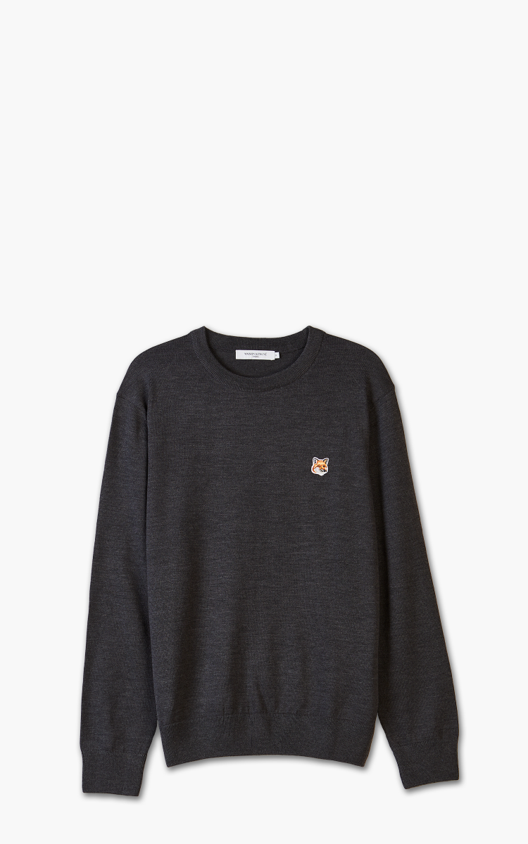 Maison Kitsuné Regular R-Neck Sweatshirt Fox Head Patch