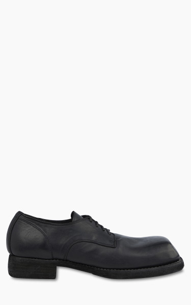 Guidi 79082 Leather Derby Shoe Black