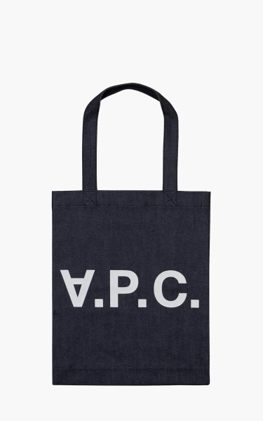 A.P.C. LAURE TOTE BAG INDIGO