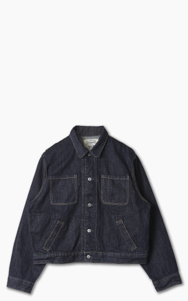 Levi&#039;s® Made &amp; Crafted Utility Trucker Jacket Broadway Indigo Worn In