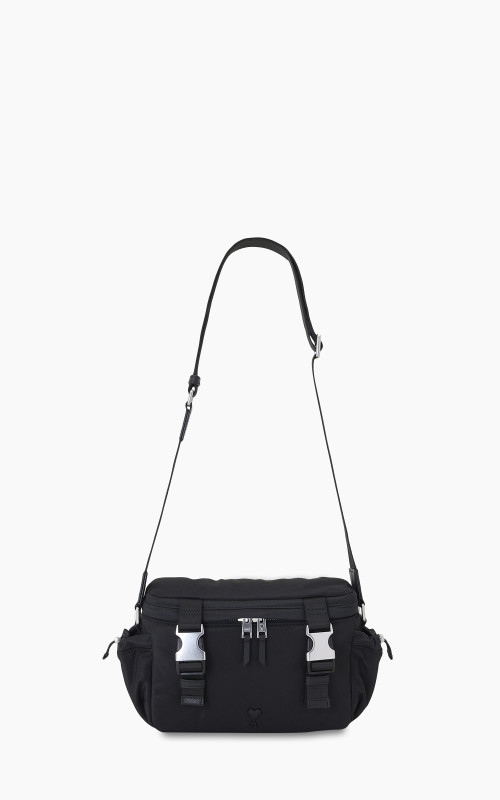 AMI Paris ADC Messenger Bag Black
