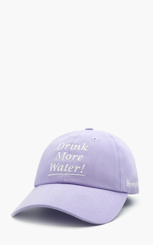 Sporty & Rich Drink More Water Hat Periwinkle