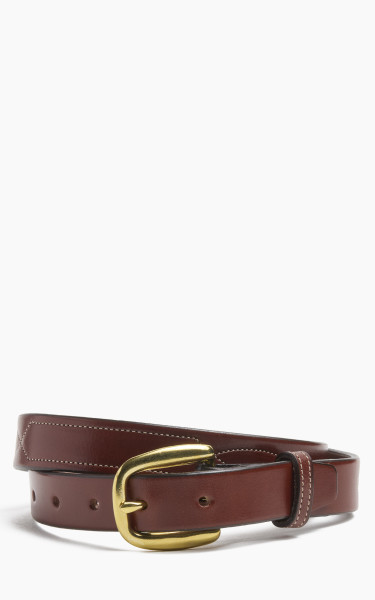 Tory Leather Bridle Leather Repeated Stitch Belt Oakboard