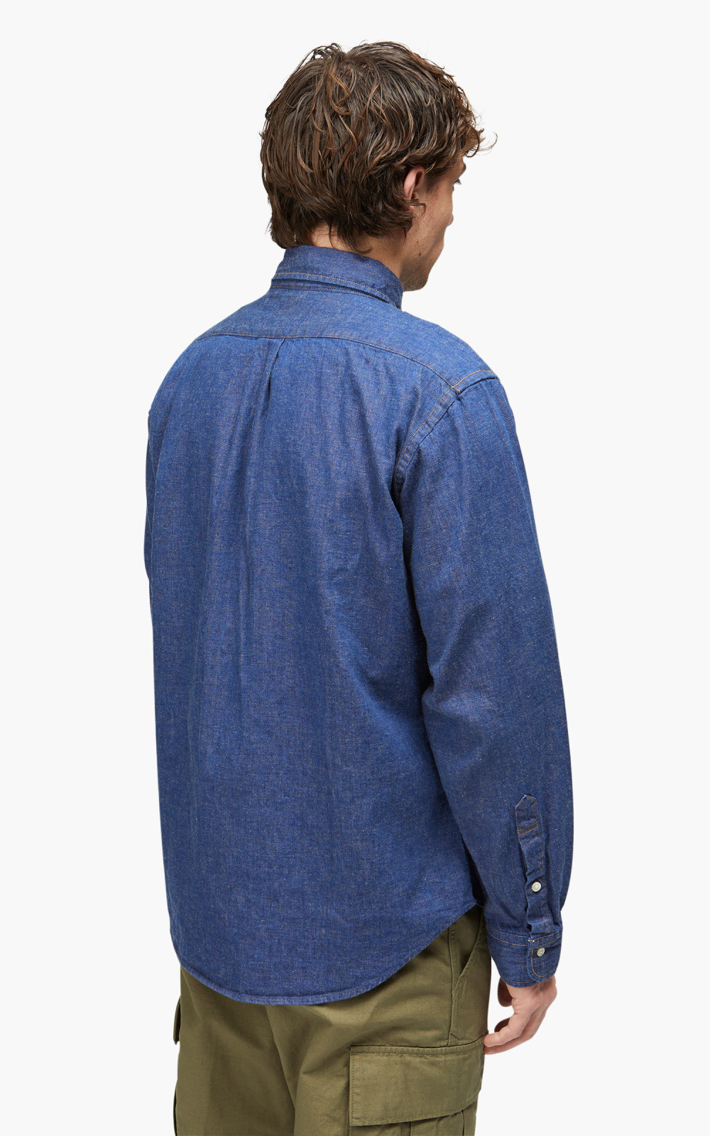 ★韓国の人気★【JEMUT】★Noise Washing Denim Shirt.s★ ☆韓国の人気☆【JEMUT】☆Noise Washing Denim Shirt.s