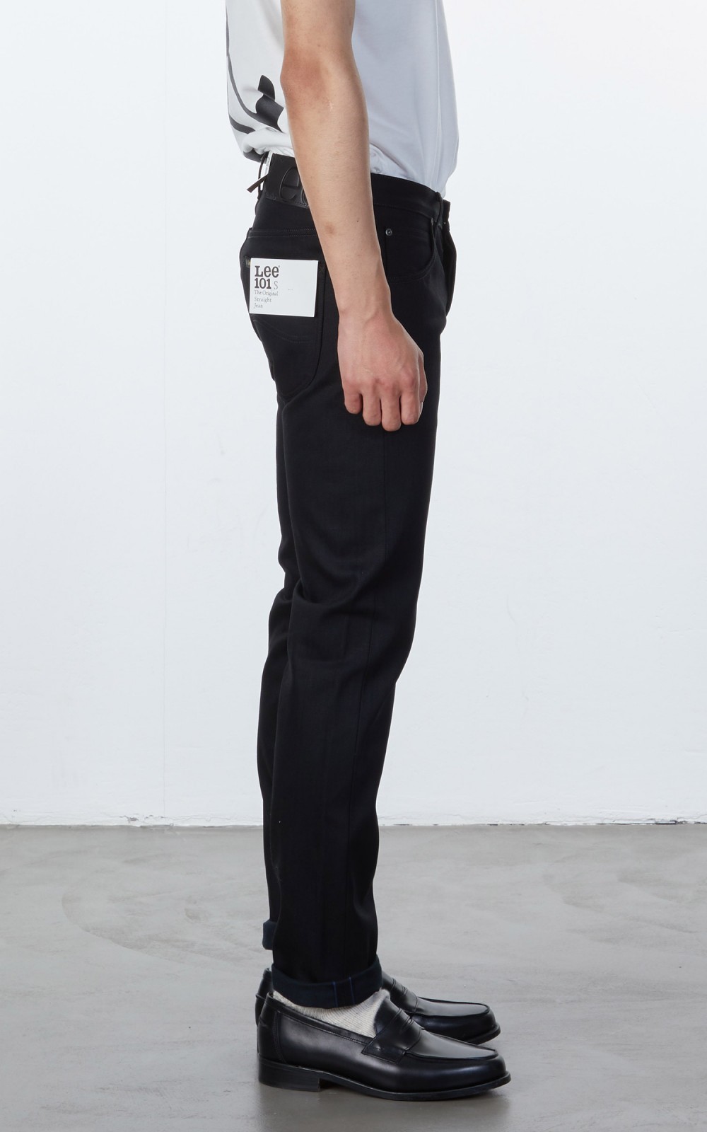 パンツ nicolas lee 001 SPIRAL DENIM Lee リー SUPERSIZED ビッグシルエット ライダースデニムパンツ