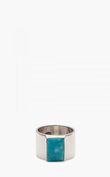 North Works W-025 Ring 900 Silver Turquoise