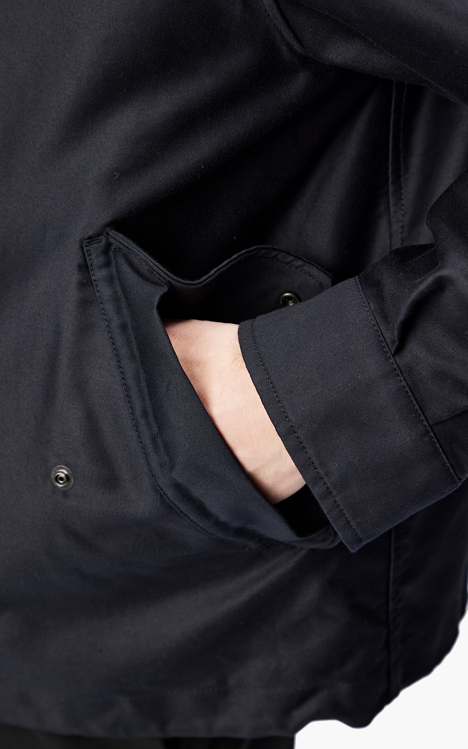 Markaware 'Marka' Field Jacket Short Navy | Cultizm