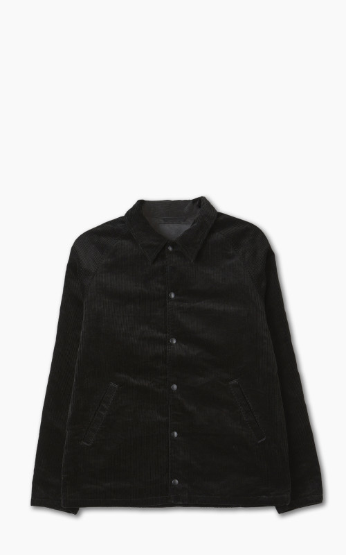 Momotaro Jeans Corduroy Coach Jacket Black