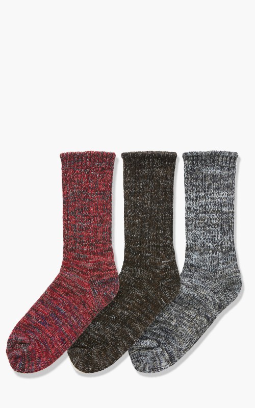 Resteröds Ragg Socks Socks 3-Pack Multicolor 7250-73-99