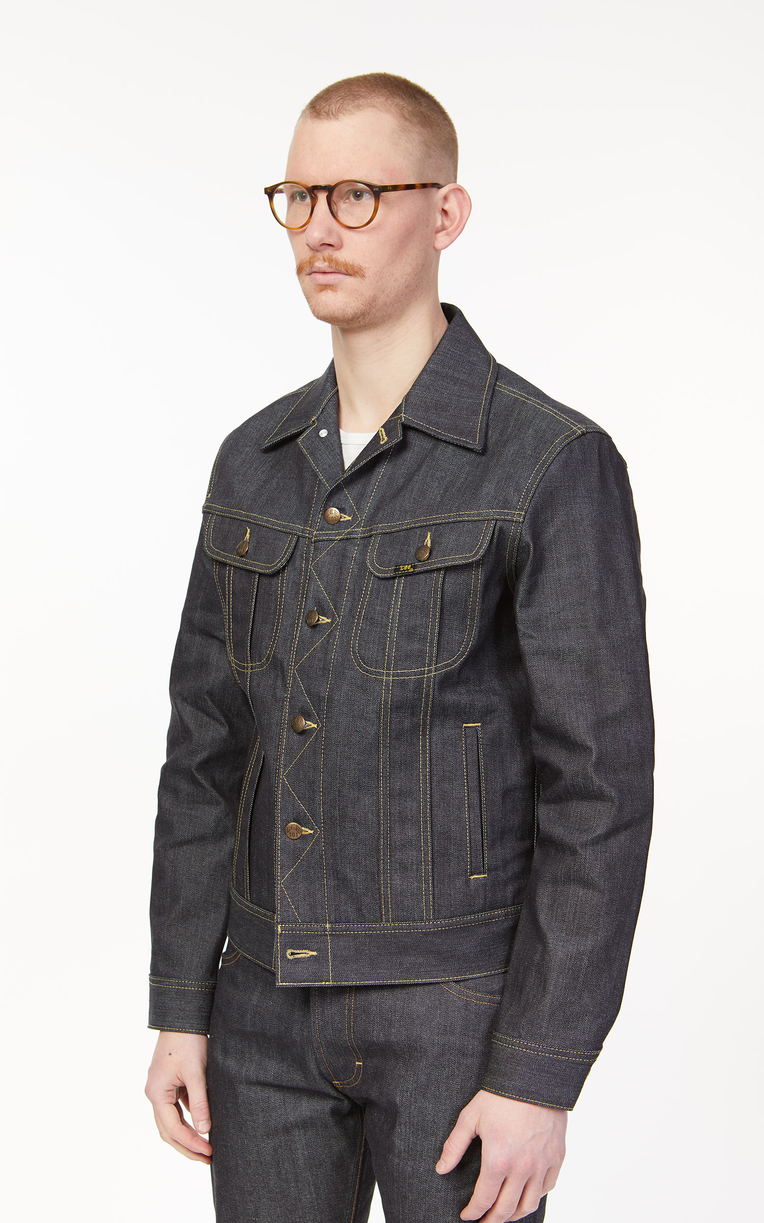 Lee 101 101 Rider Jacket Dry Indigo 12.25oz | Cultizm