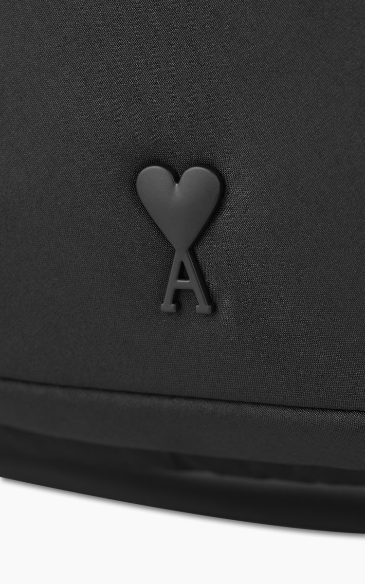 AMI Paris Ami De Coeur Backpack Black | Cultizm