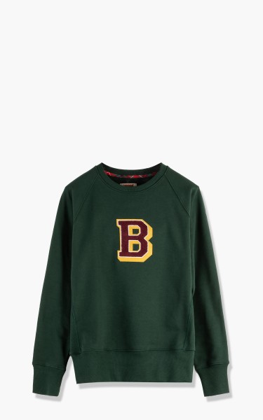Baracuta Crew Neck Varsity Sweater Dark Forest BRFEL0024-UT2499-6514