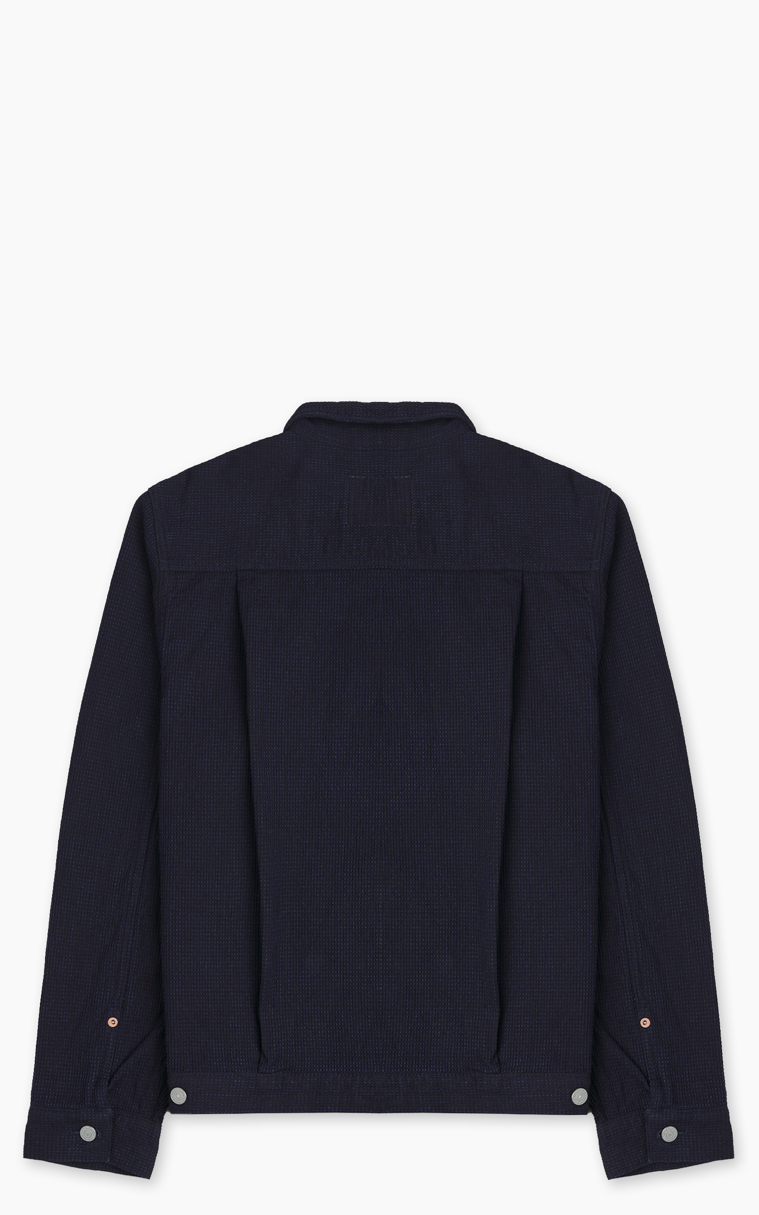 Omoto Denim 3220 Type 2 Cube Sashiko Denim Jacket Indigo