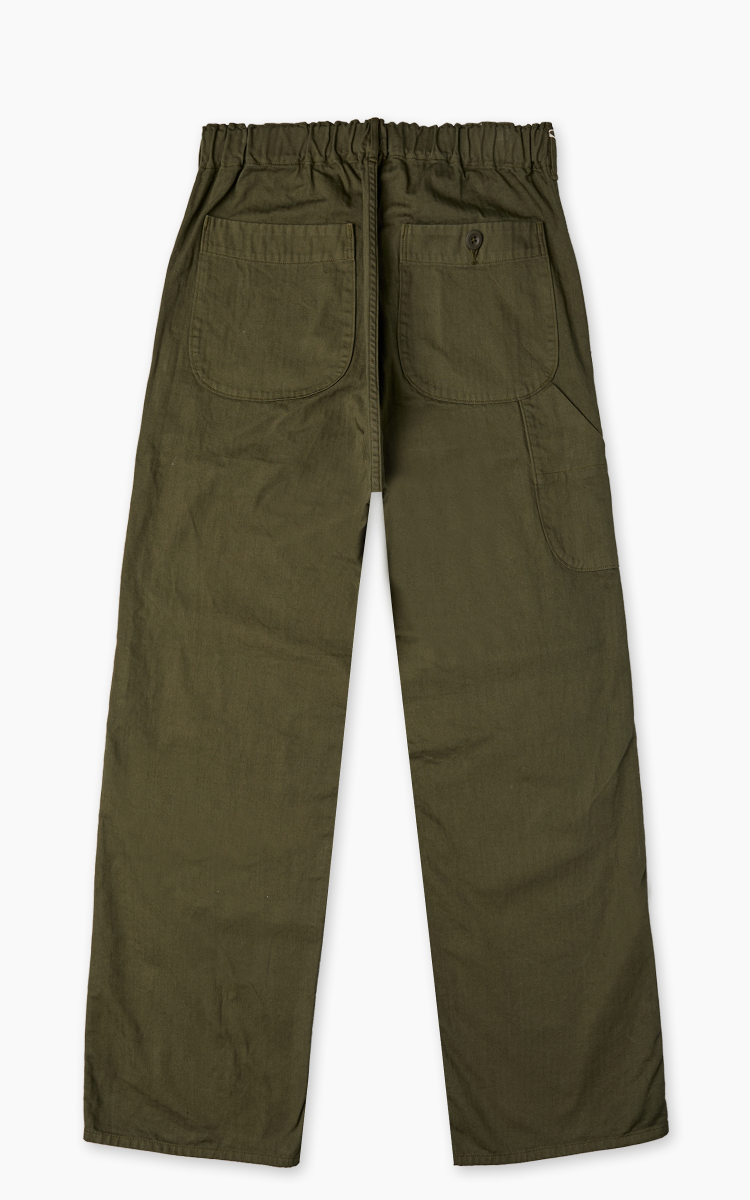OrSlow Wide Fit French Work Pants Army Green | Cultizm