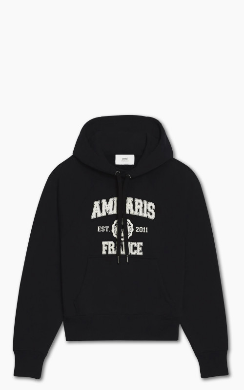 AMI Paris Ami Paris FR Hoodie Black