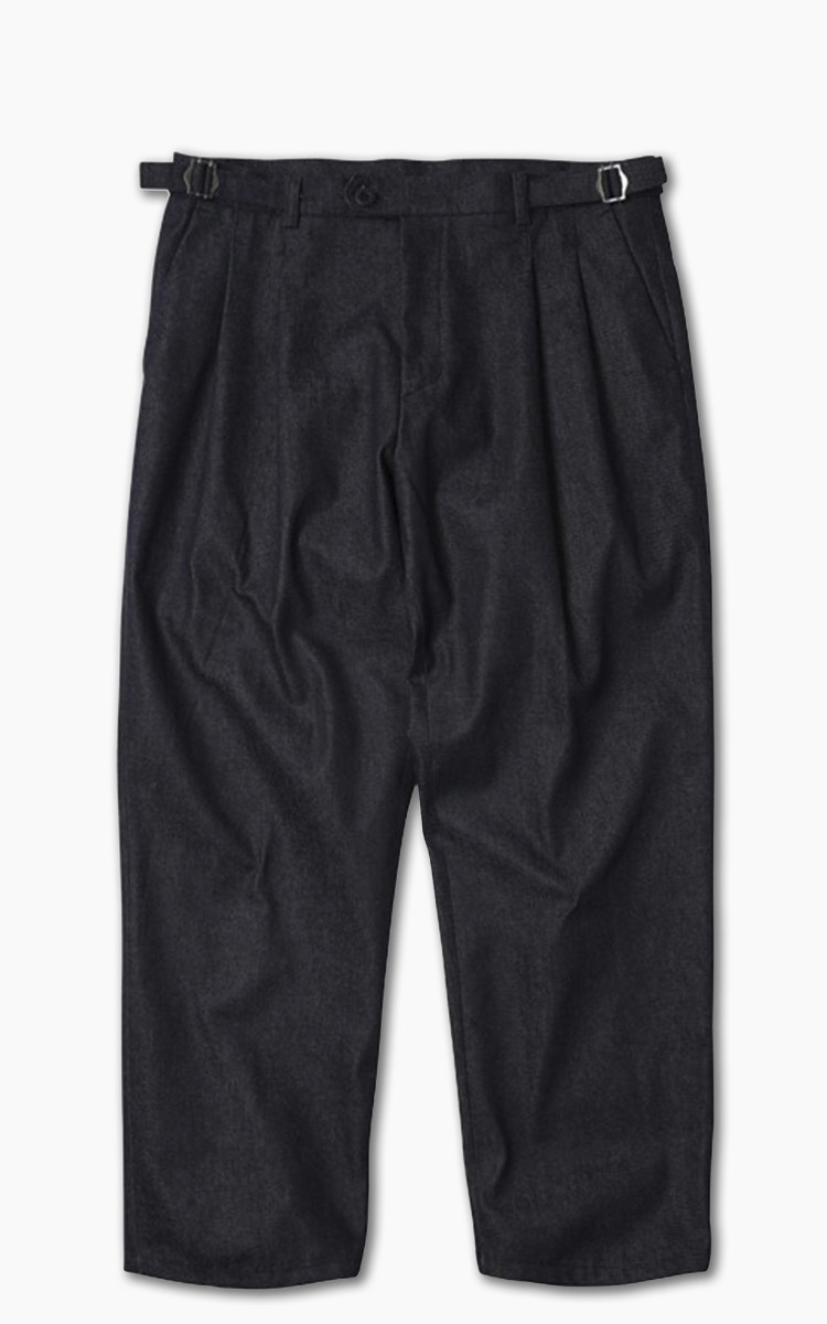 FrizmWORKS Side Adjust Two Tuck Denim Pants Indigo | Cultizm