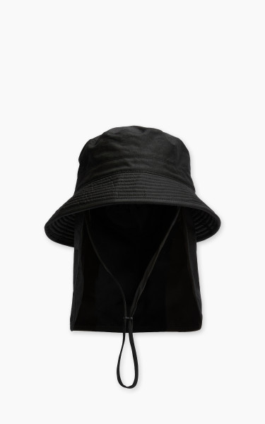 Barbour x Kaptain Sunshine Caped Bucket Hat Black