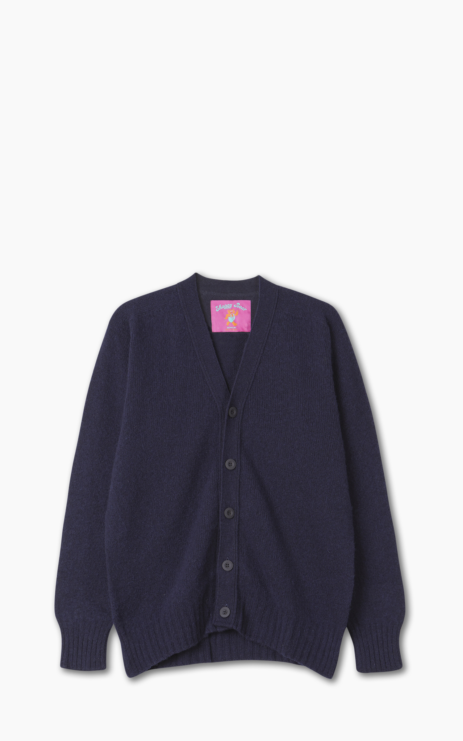 Howlin' Shaggy Bear Cardigan Navy | Cultizm