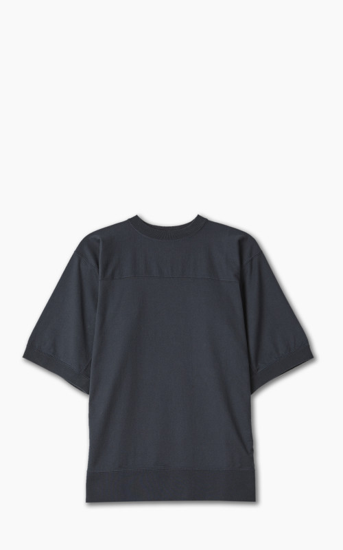 Fullcount 5222FB Heavyweight Football T-Shirt Ink Black