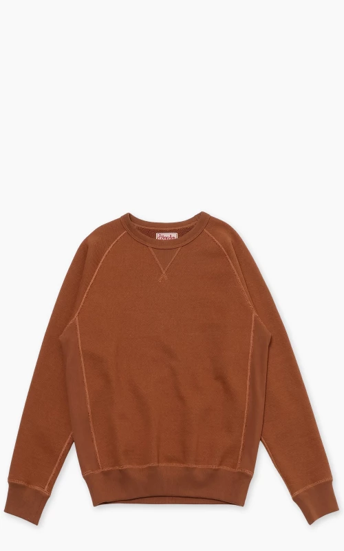 Wonder Looper Pullover Crewneck Double Heavyweight French Terry Rust