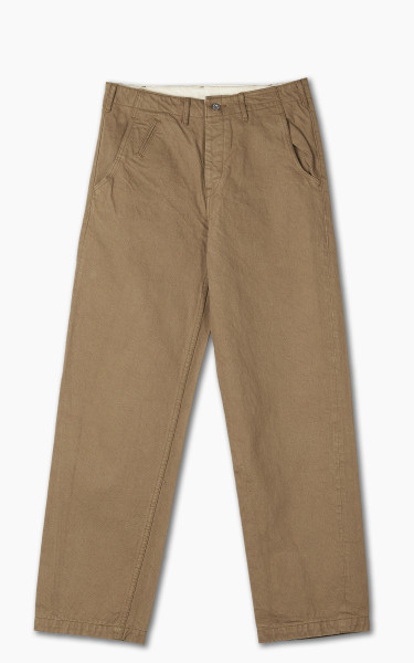 Samurai Jeans SJ48CP Wide Straight Chino Selvedge Khaki 15oz