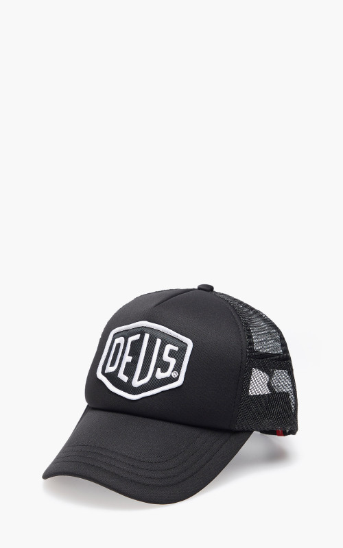 Deus Ex Machina Baylands Trucker Cap Black/White DMS07875-BLW