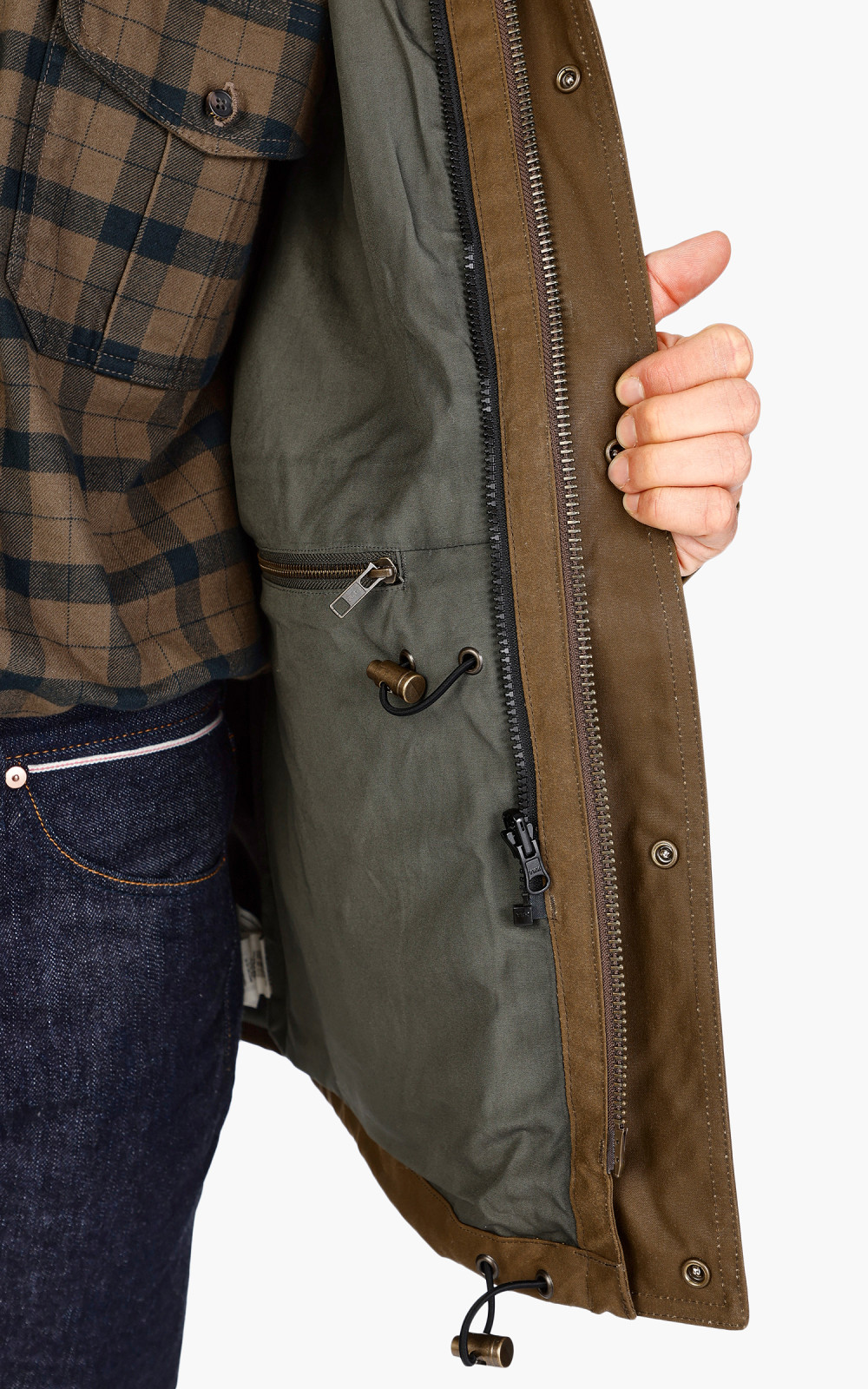 Filson Short Tin Cloth Lined Cruiser Jacket Tan | Cultizm Filson Short Tin Cloth Lined Cruiser Jacket Tan | Cultizm