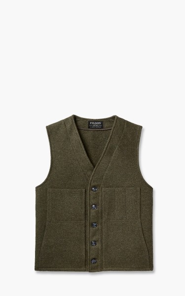 Filson Mackinaw Wool Vest Forest Green