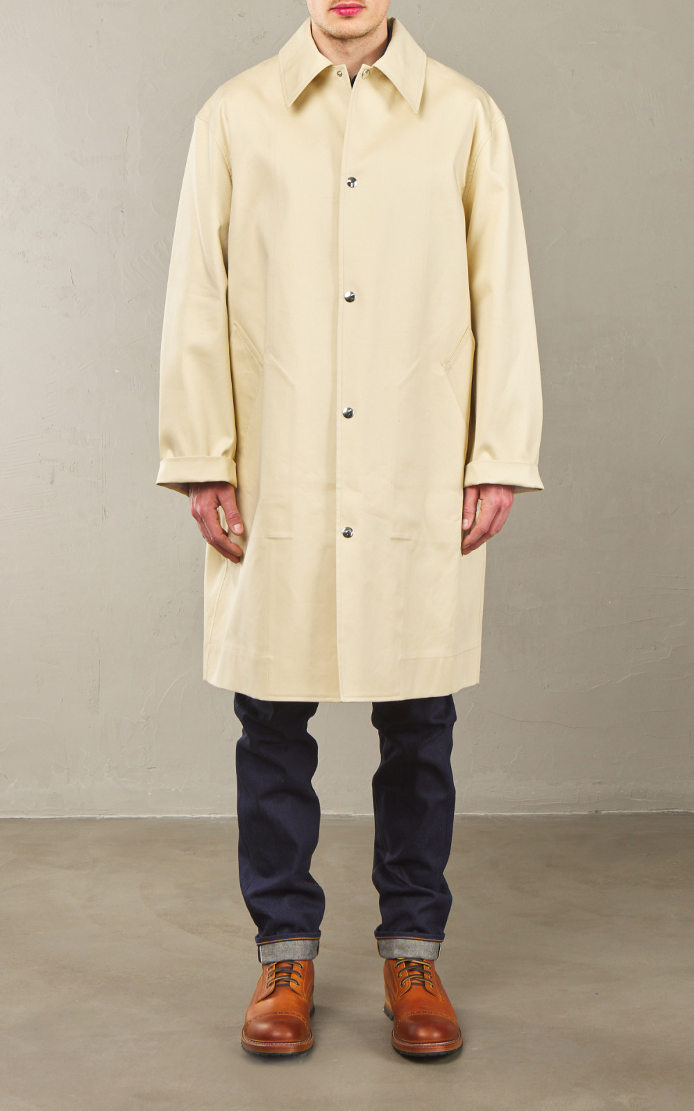 コート AMI PARIS Woman Coat Cream FCO317WV0016 718 AMI PARIS(アミ パリス) コート(レディース) - 海外通販のBUYMA