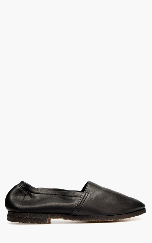 Still By Hand Leather Slip On Shoes Black GD03221OS-Black