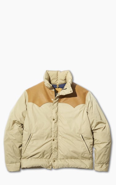 Rocky Mountain Featherbed Down Short Shell Jacket Tan