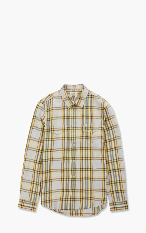 Lee Service Shirt Grey Violet Checked