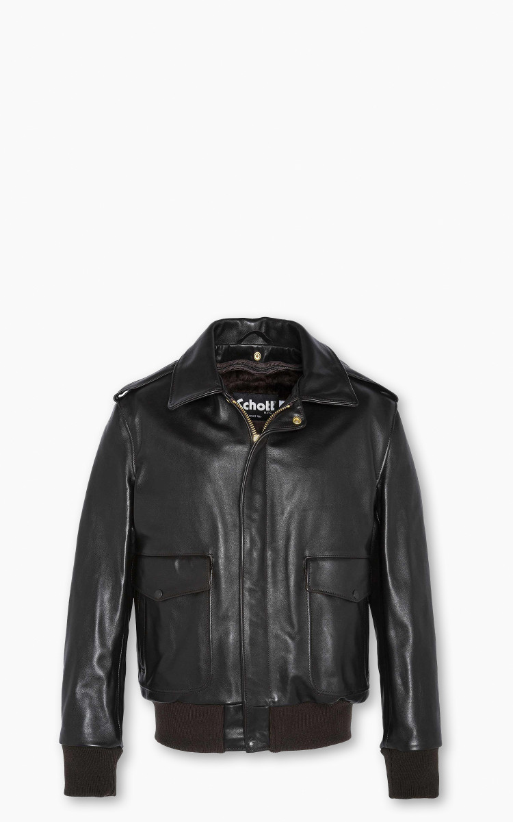 Schott FLIGHT CAP （BROWN） Schott Men's G-1 Leather Flight Jacket 40 US Brown Used | eBay
