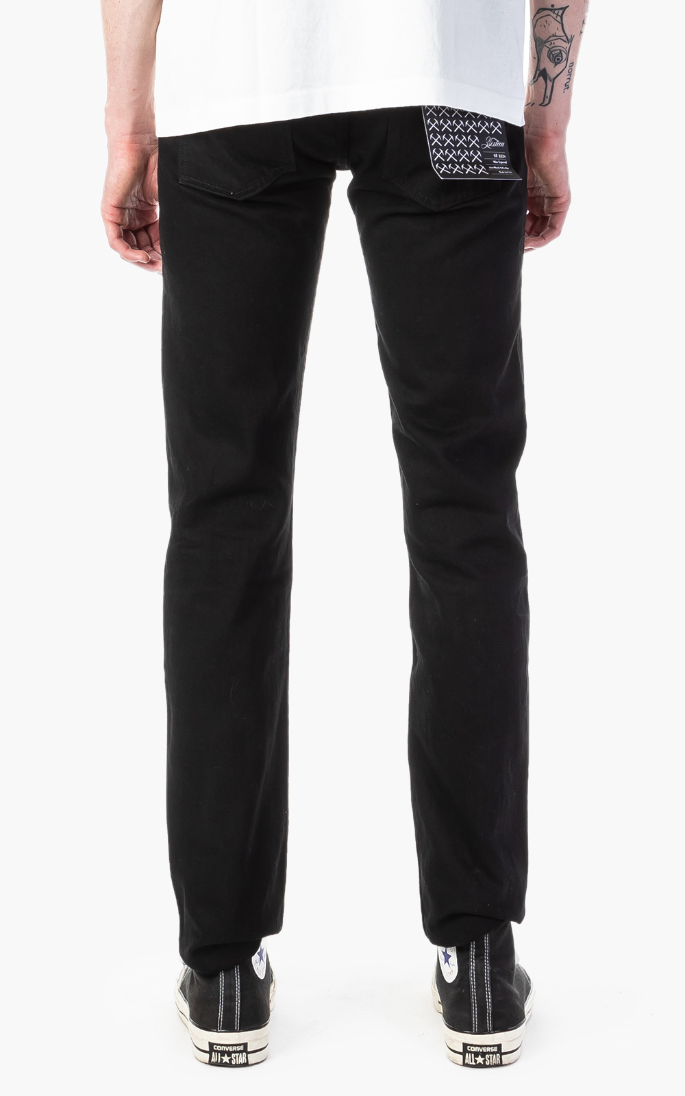 levis black selvedge