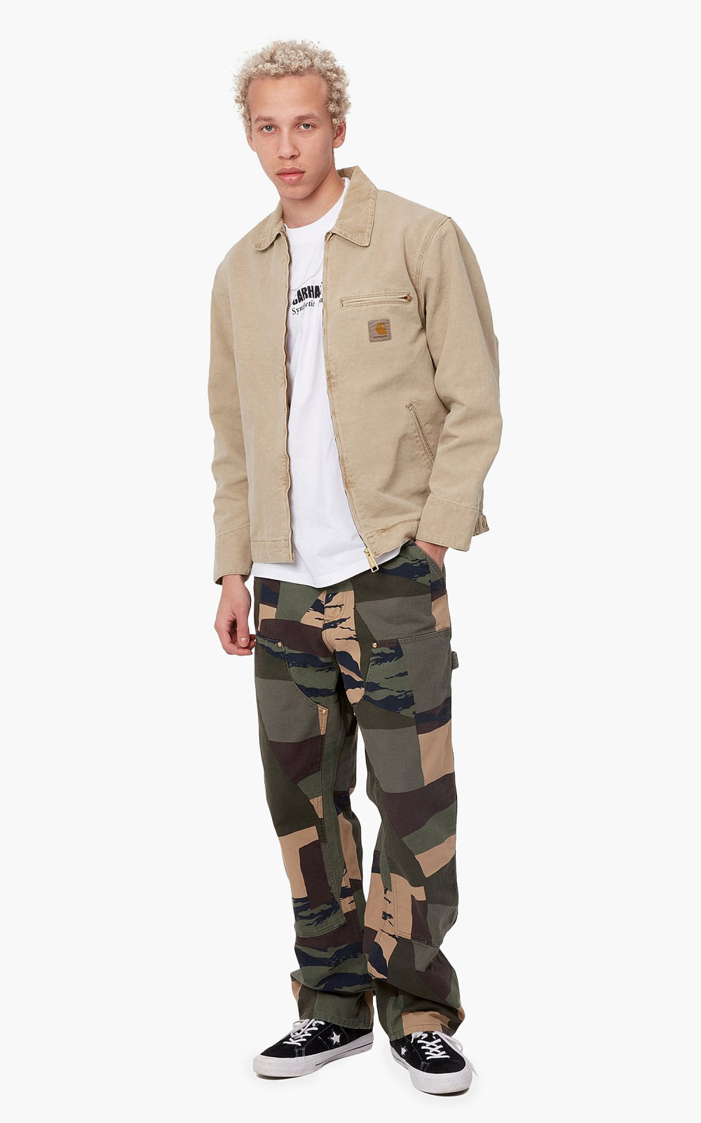 Carhartt WIP Detroit Jacket Dusty H Brown/Dusty H Brown