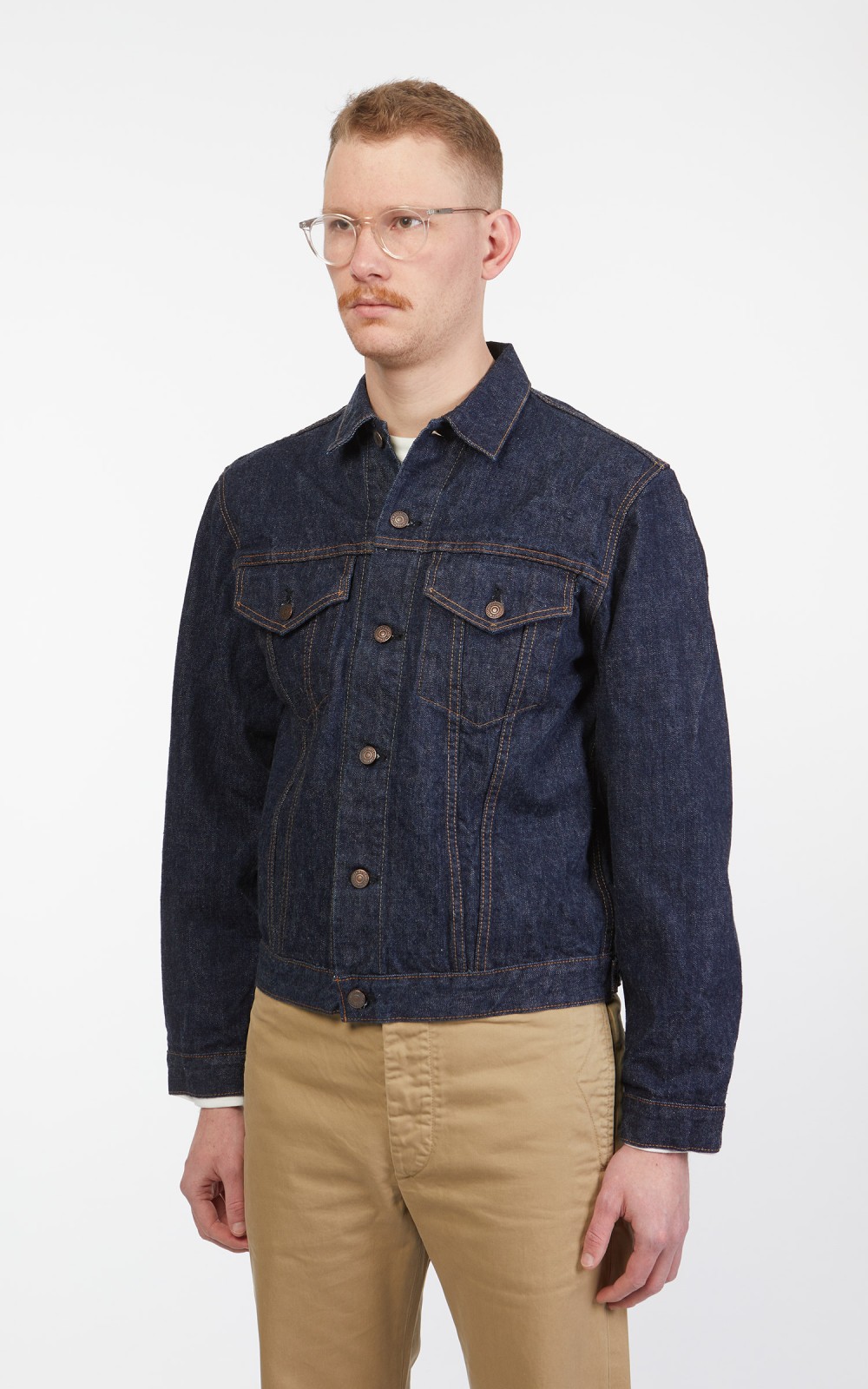 OrSlow 60s Type 3 Denim Jacket One Wash Indigo Cultizm